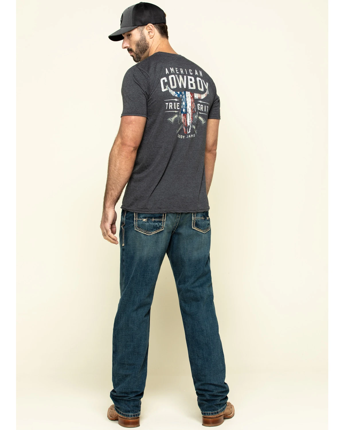 Ariat Men's M3 Boundary Gulch Loose Straight Jeans - Image 5