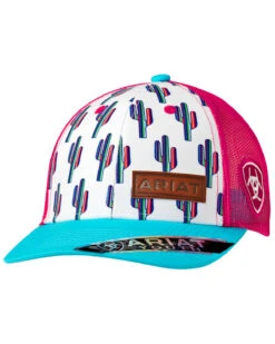 Ariat Girls' Cactus Trucker Cap