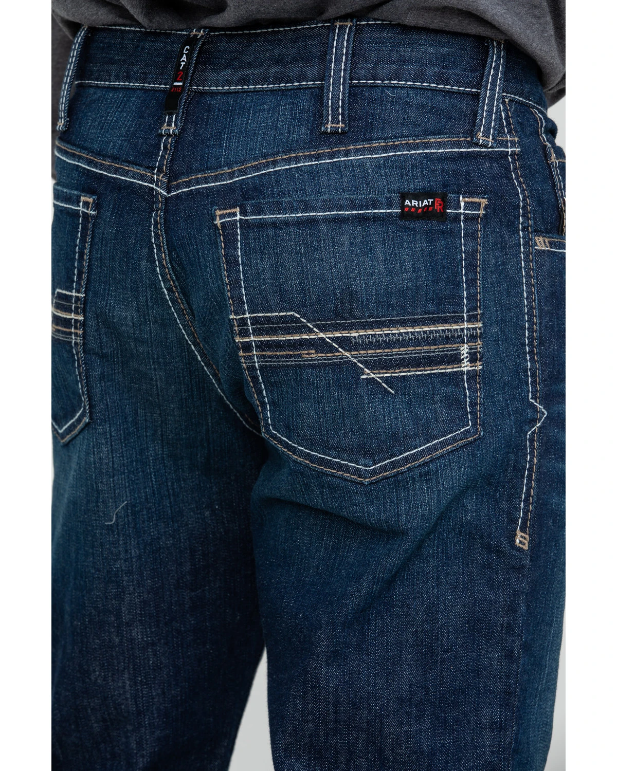 Ariat Men's FR M4 Durastretch Lineup Straight Work Jeans - Image 4