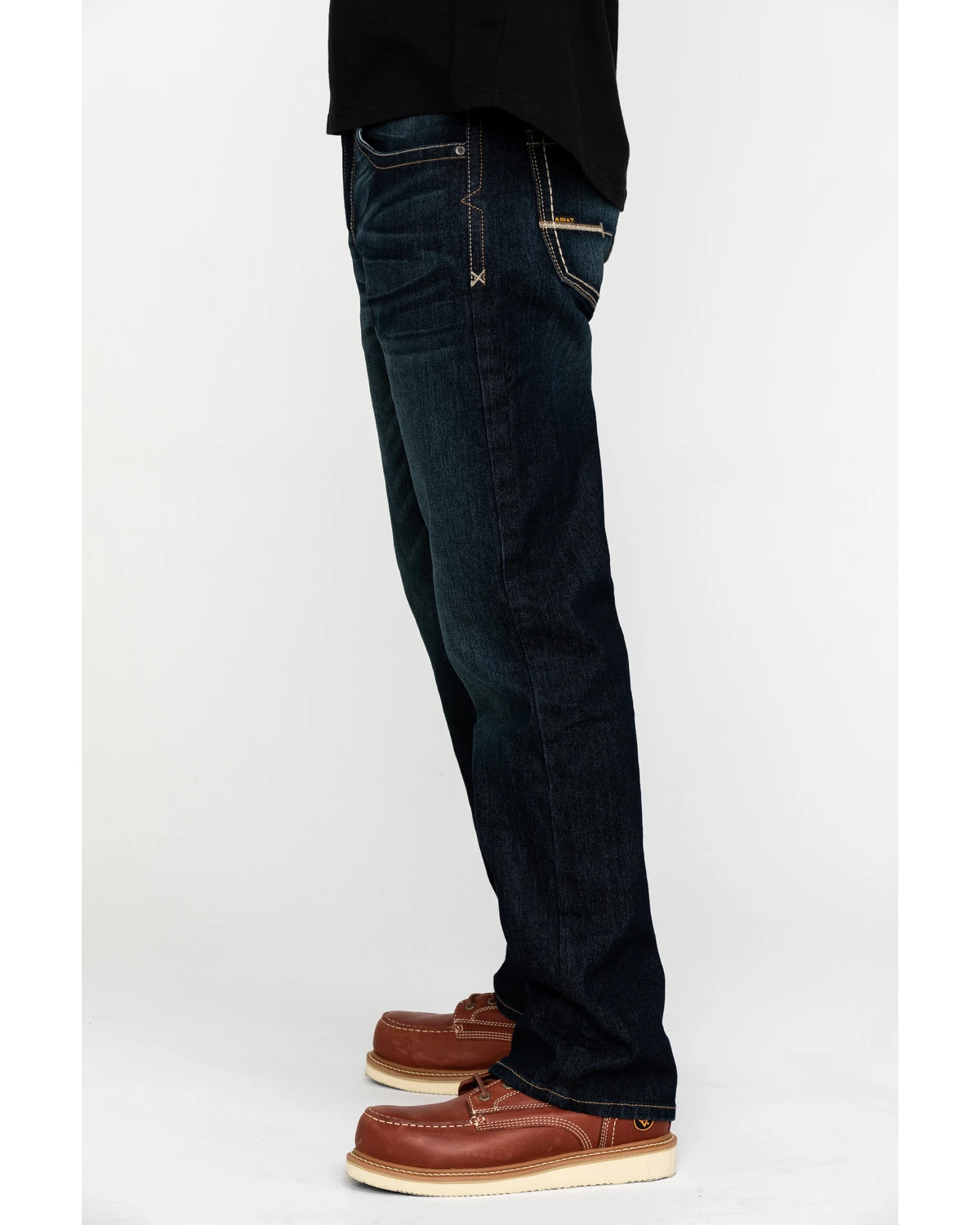 Ariat Men's Rebar M5 Durastretch Edge Straight Work Jeans - Image 3