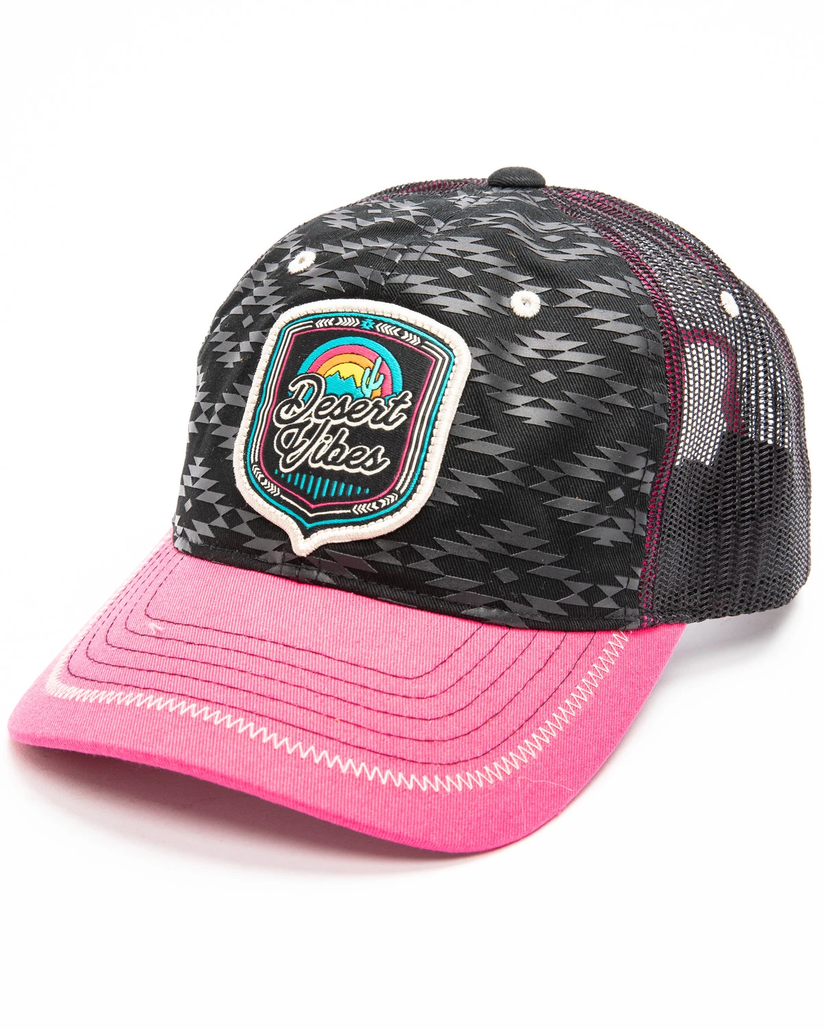 Rock & Roll Denim Men's Desert Vibes Logo Southwestern Cap