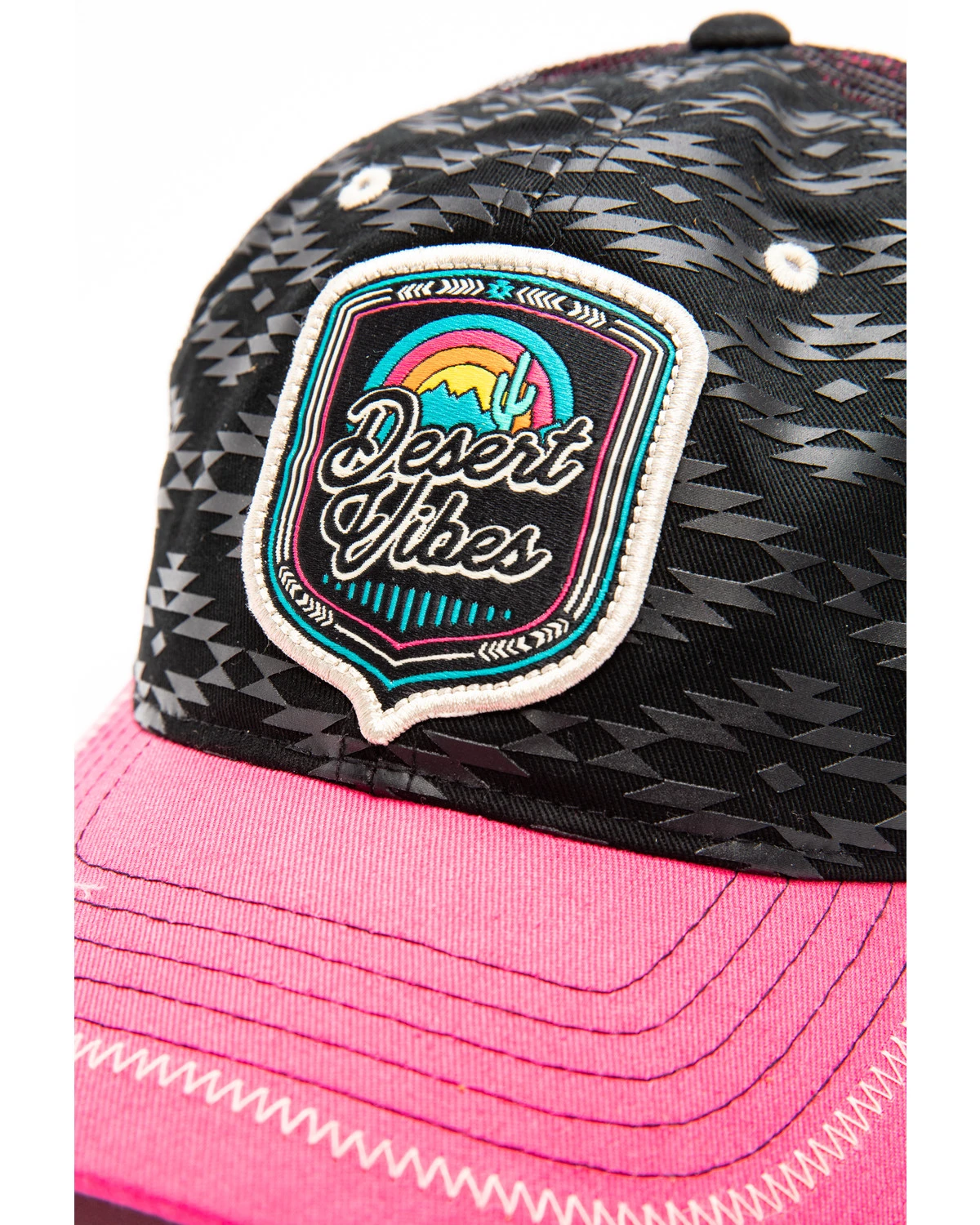 Rock & Roll Denim Men's Desert Vibes Logo Southwestern Cap - Image 6
