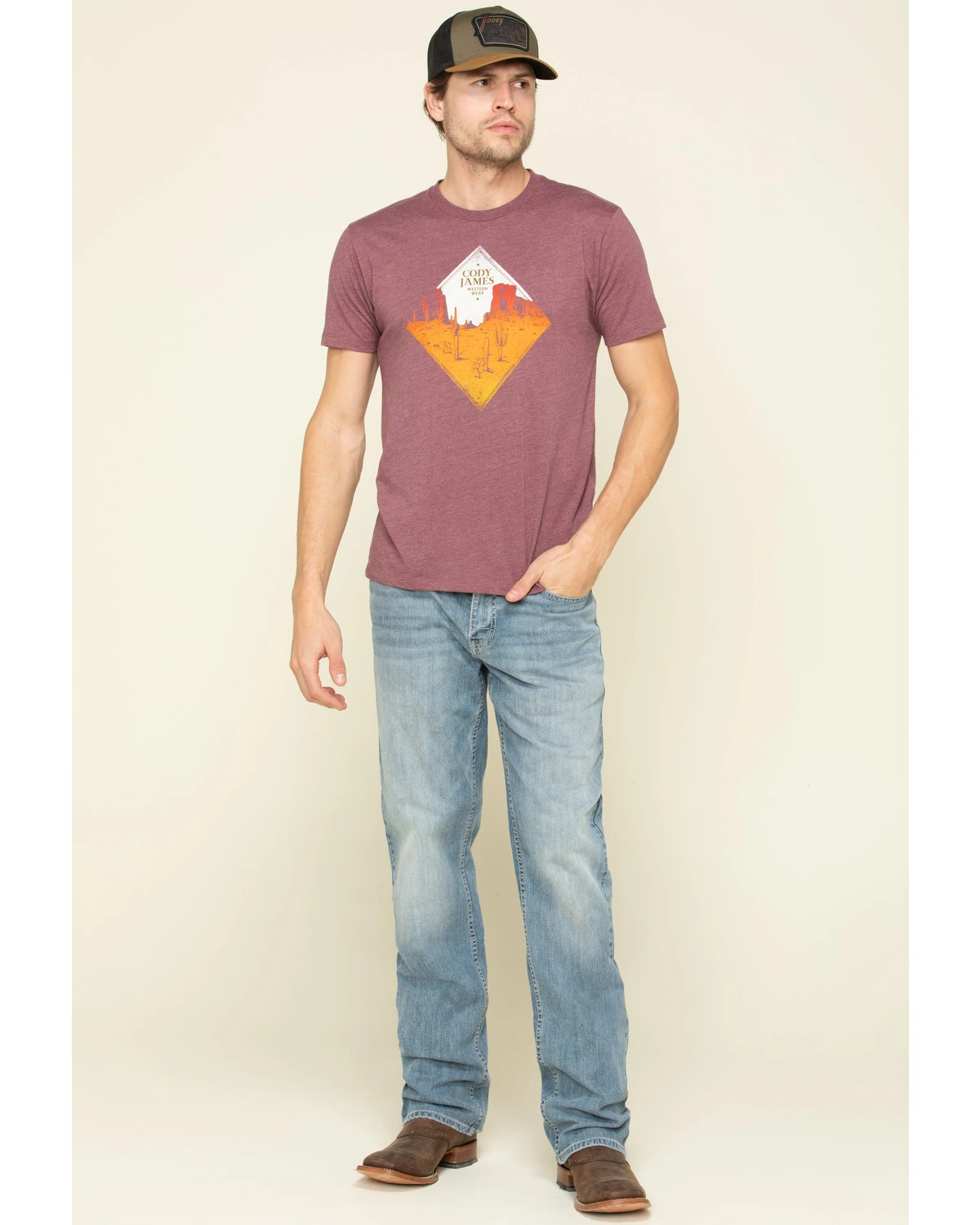 Cody James Men's Stretch Slim Fit Bootcut Jeans - Image 6