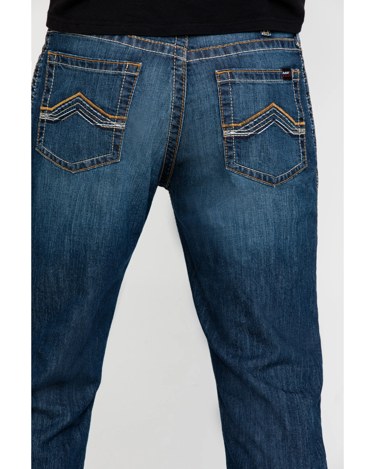 Ariat Men's FR M4 Jett Duralight Low Stretch Boot Work Jeans - Image 4