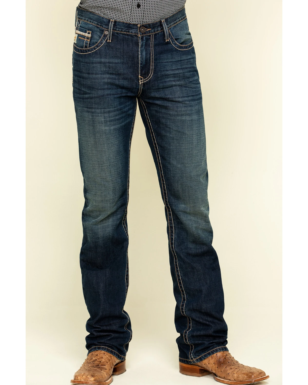 Cinch Men's Ian Rigid Dark Slim Bootcut Jeans - Image 2