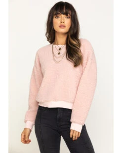 Eyeshadow Women's Fuzzy Sweatshirt