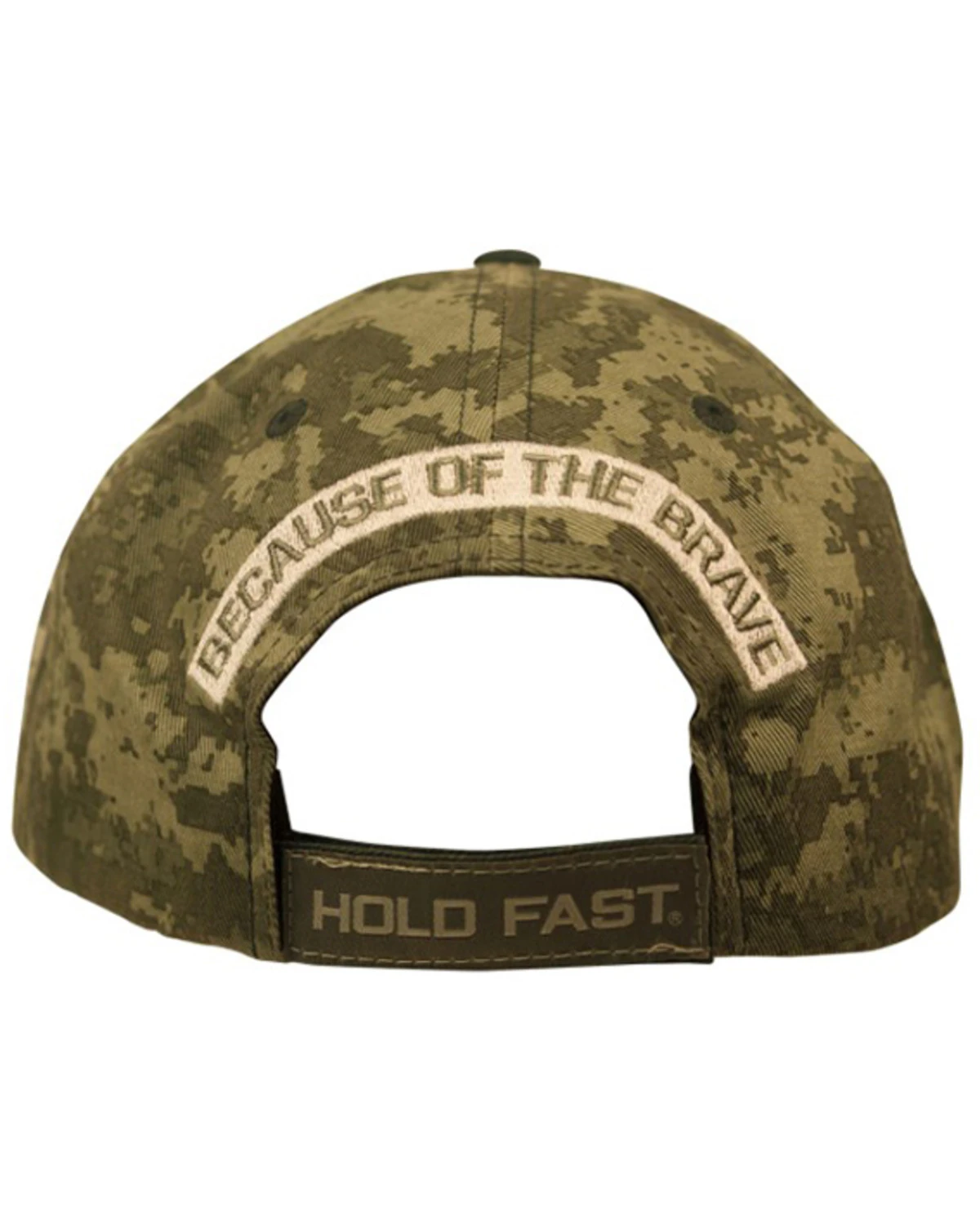 Hold Fast Men's Land Of The Free Camo Print Ball Cap - Image 2