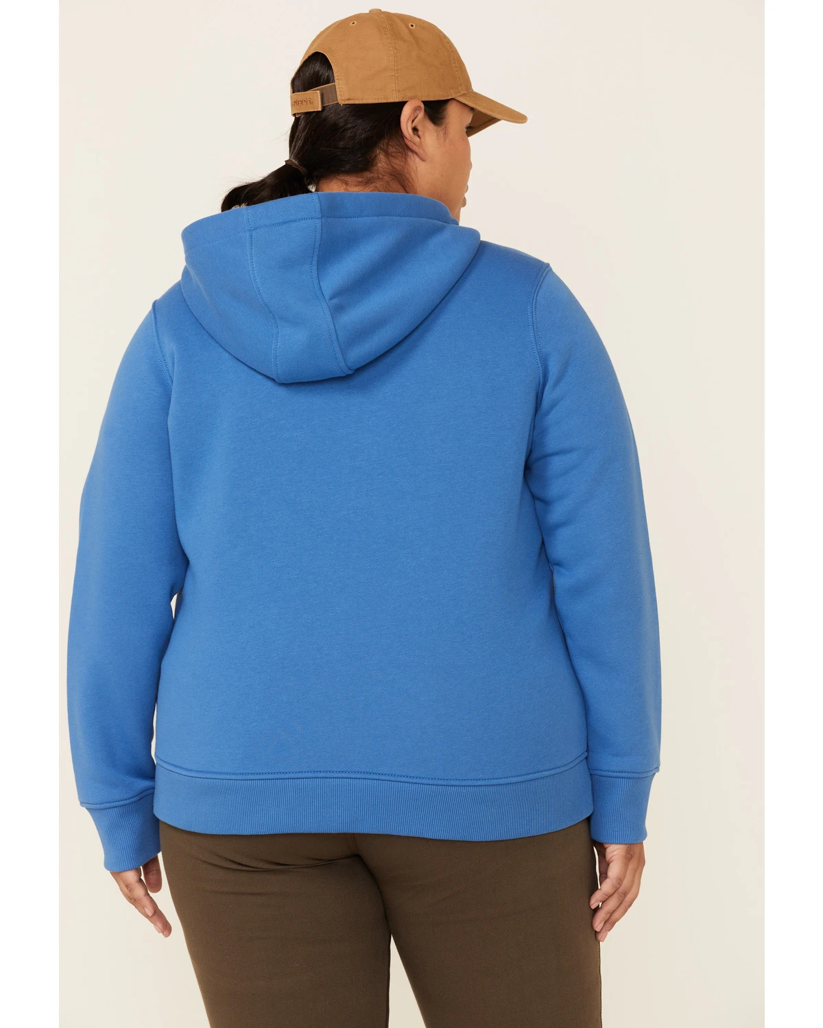 Carhartt Women's Clarksburg Zip-Front Hooded Work Sweatshirt - Plus - Image 4
