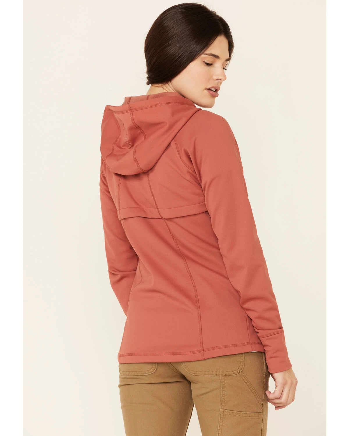 Ariat Women's Marsala Attain Thermal Zip-Front Hoodie - Image 4