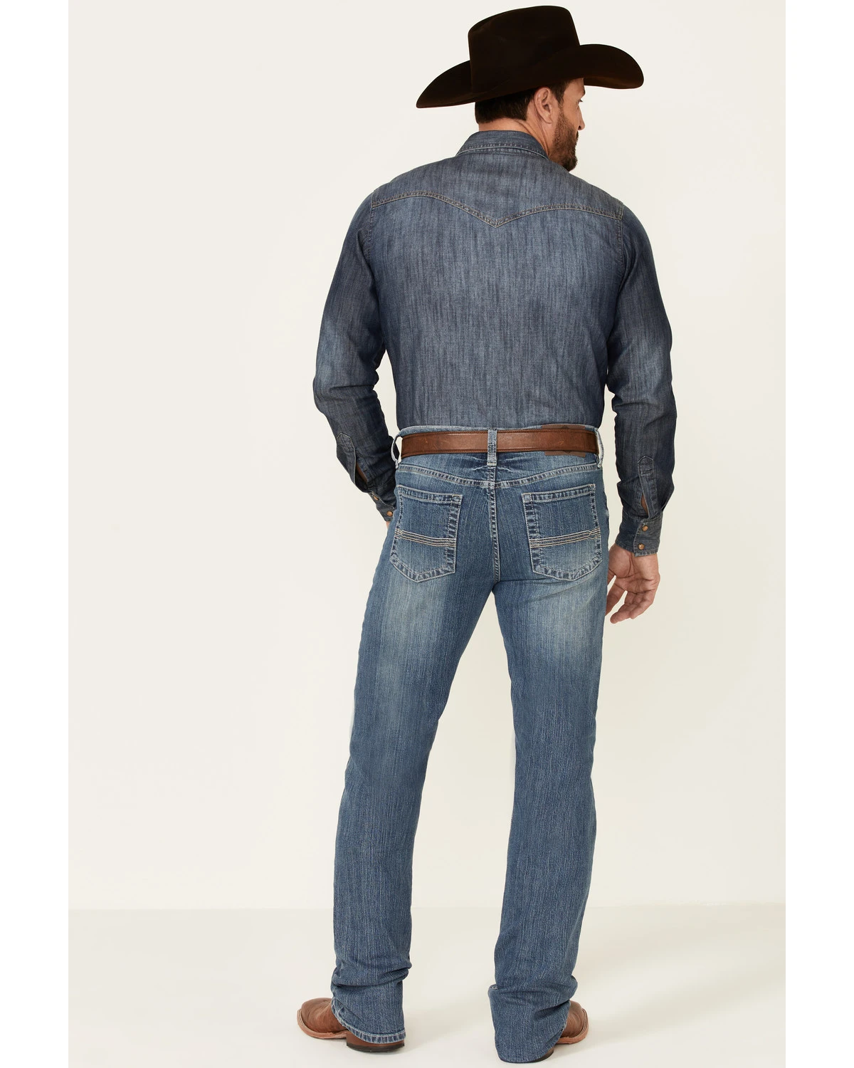 Cody James Men's Casey Light Wash Stretch Stackable Straight Jeans - Image 2