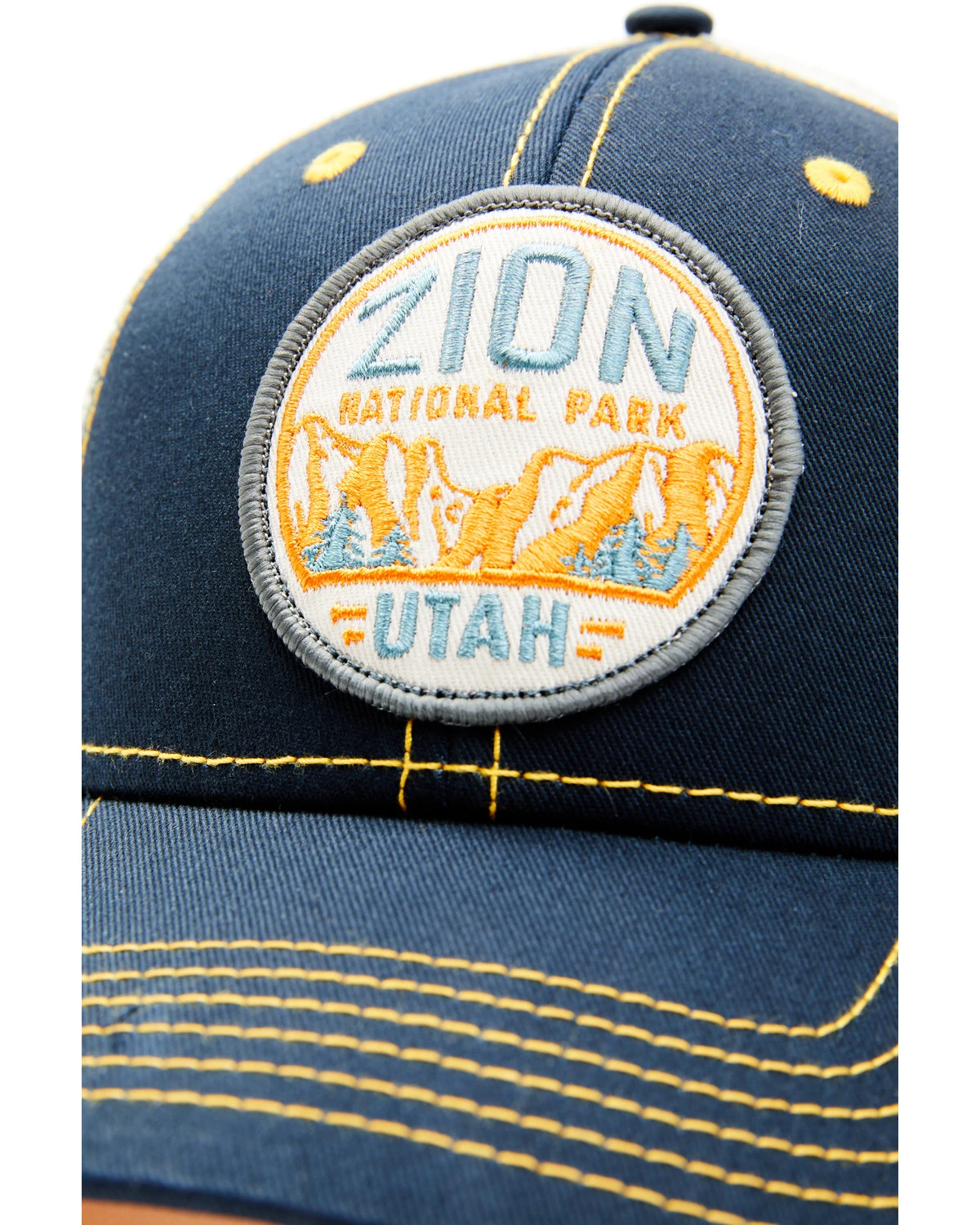 H3 Sportgear Men's Zion National Park Patch Mesh Back Trucker Cap - Image 2