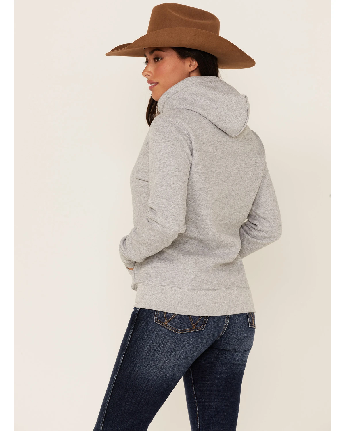 Stetson Women's Southwestern Logo Fleece Pullover Hoodie - Image 4