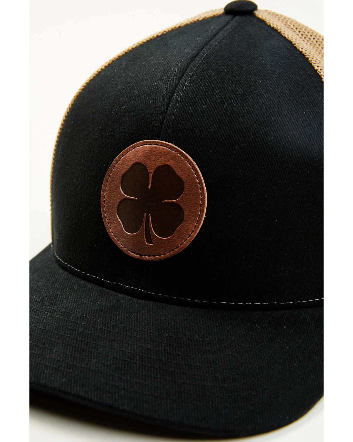 Black Clover Men's Leatherman Circle Logo Mesh Back Trucker Cap - Image 2