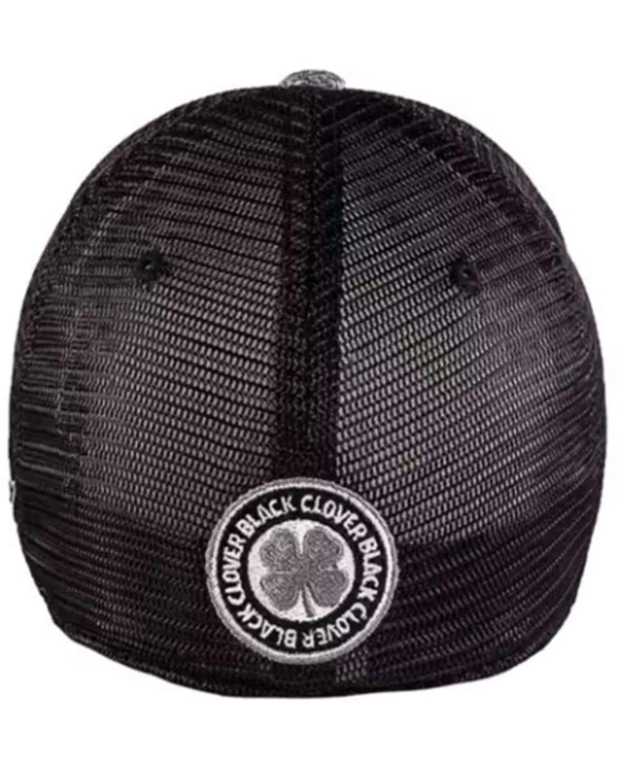 Black Clover Men's Logo Mesh-Back Fitted Ball Cap - Image 2