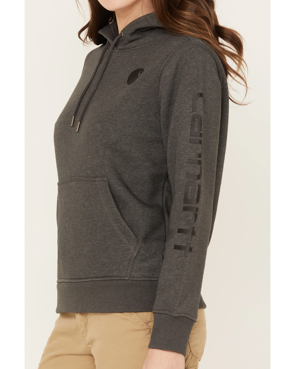 Carhartt Women's Clarksburg Graphic Sleeve Pullover Sweatshirt Hoodie - Image 3
