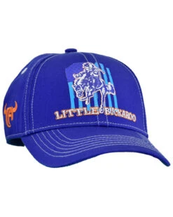 Cowboy Hardware Boys' Little Buckaroo Embroidered Solid-Back Ball Cap