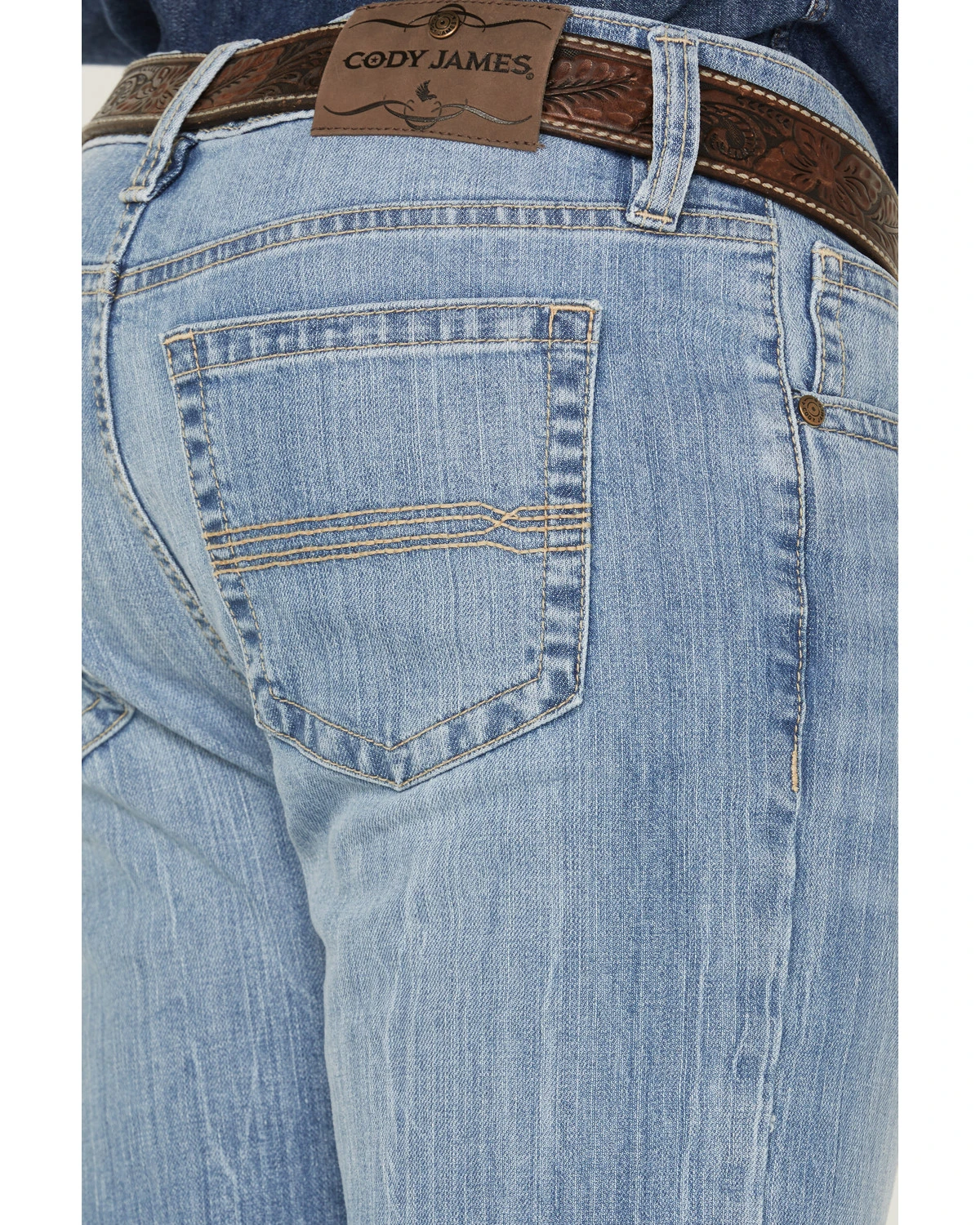 Cody James Men's Ghost Town Stretch Relaxed Bootcut Jeans - Image 4