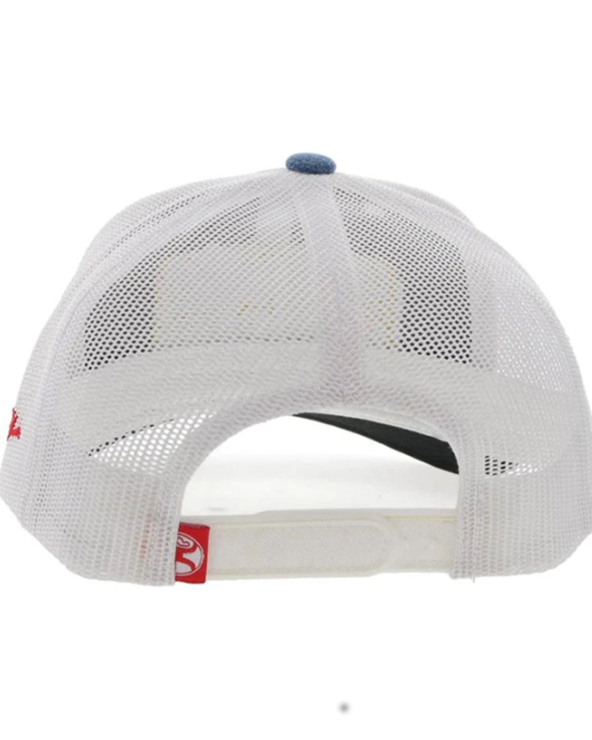 Hooey Kids' Denim Cactus Ropes Patch Mesh Back Trucker Cap - Image 2