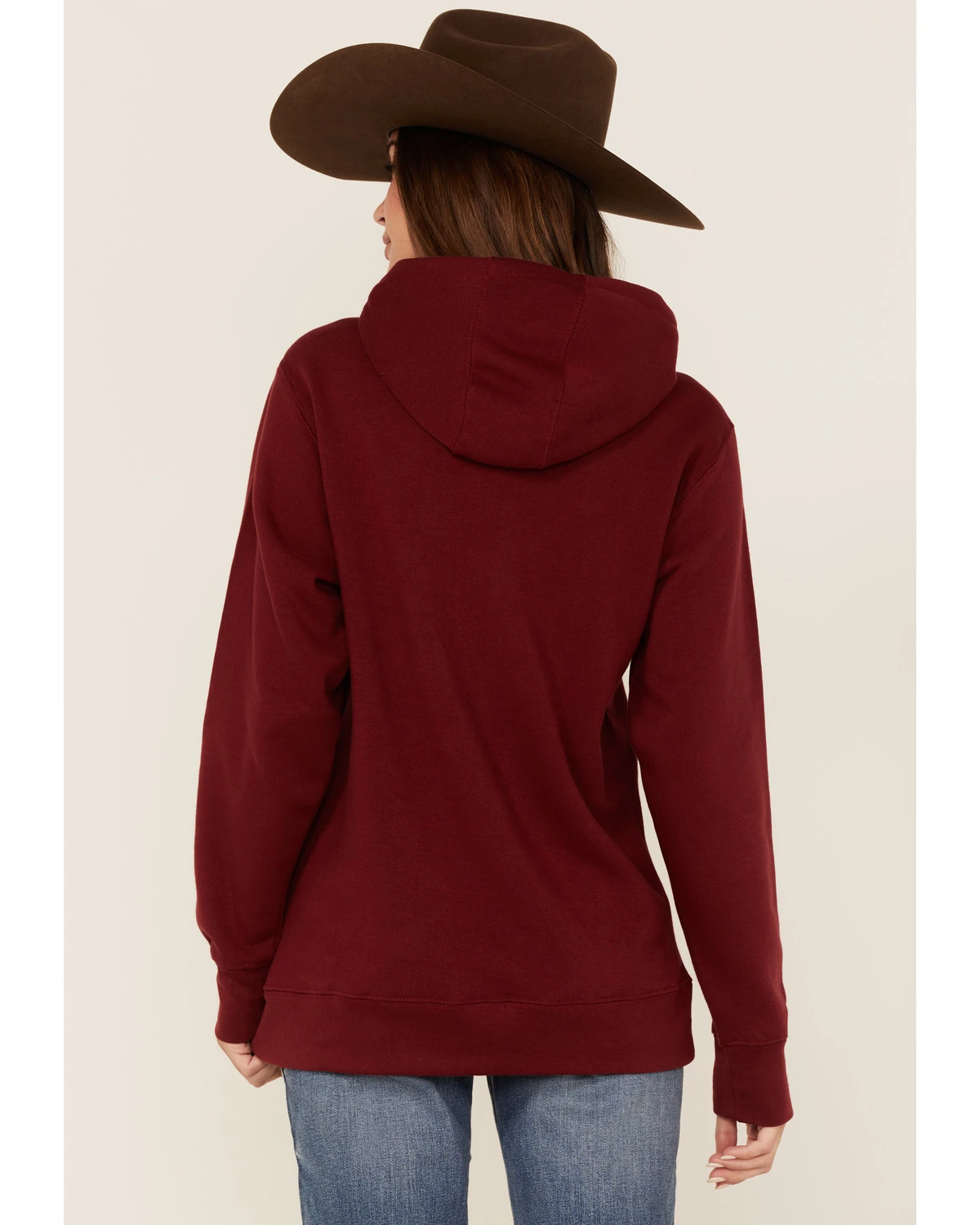 Ariat Women's R.E.A.L. Southwestern Beartooth Logo Graphic Hoodie - Image 4