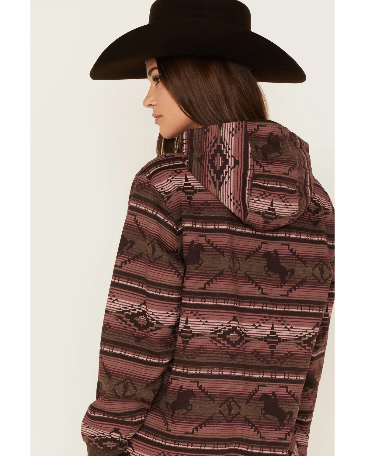Ariat Women's R.E.A.L. Southwestern Serape Print Hoodie - Image 4