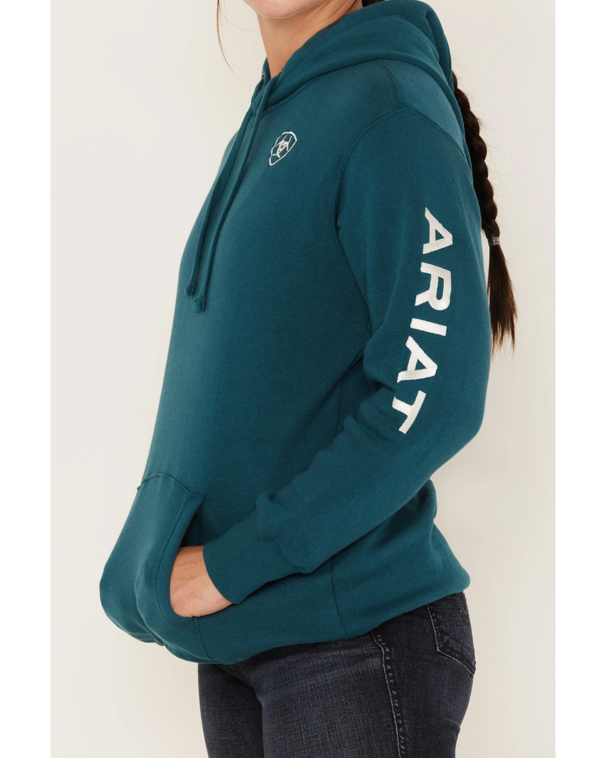 Ariat Women's Embroidered Logo Hoodie - Image 3