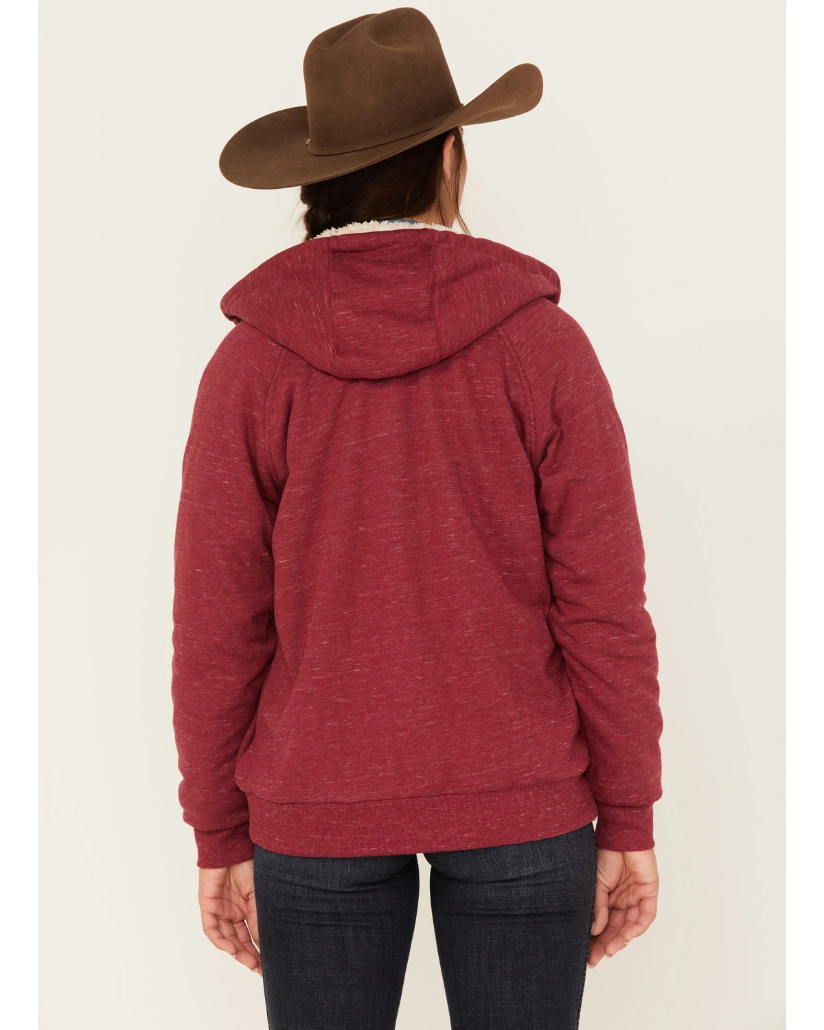 Ariat Women's R.E.A.L Sherpa Full Zip Sweatshirt Hoodie - Image 4