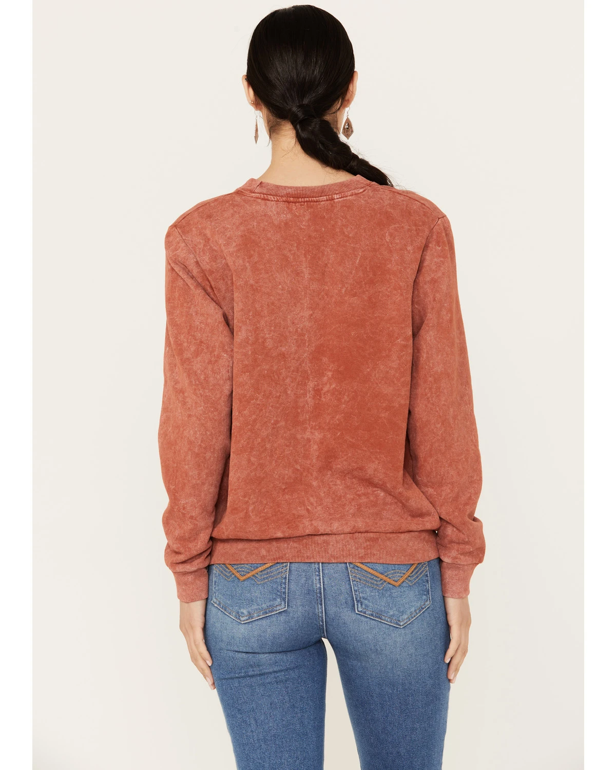 Changes Women's Bucking Horse Yellowstone Crew Neck Sweatshirt - Image 4